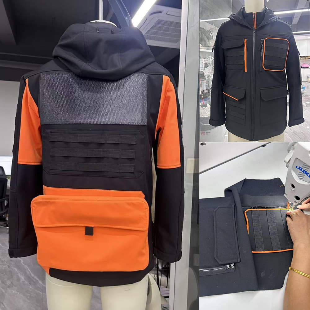 Une veste de randonnée à énergie solaire